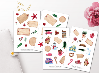 Christmas Gifts Sticker Set